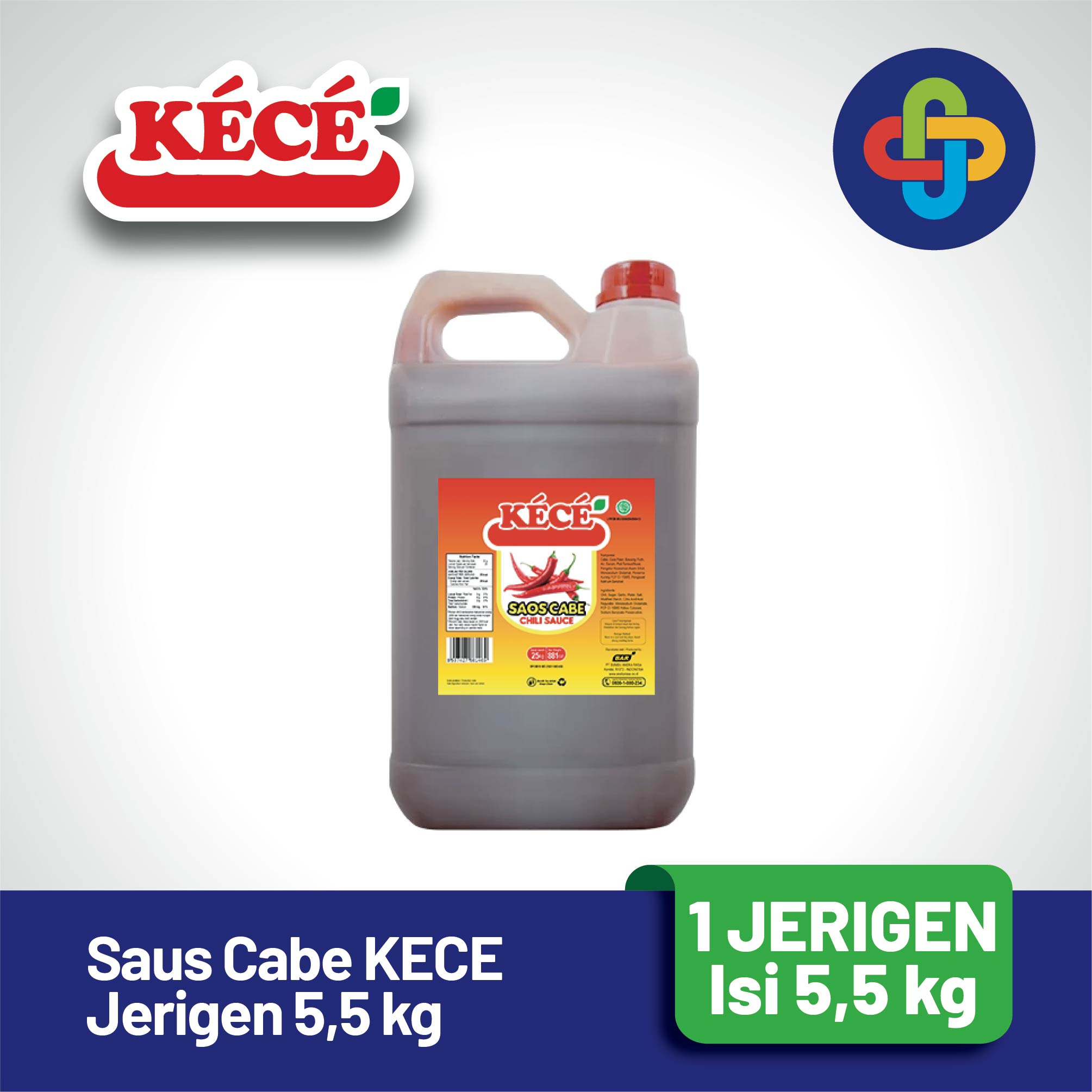 Saus Cabe KECE Jerigen 5,5 kg